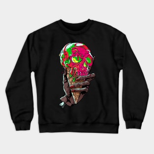 Skeletal Scoop Crewneck Sweatshirt